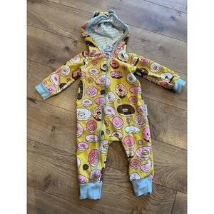 Purl Lamb Donuts Hooded Infant Toddler Jumper Size 12-18 Months‍